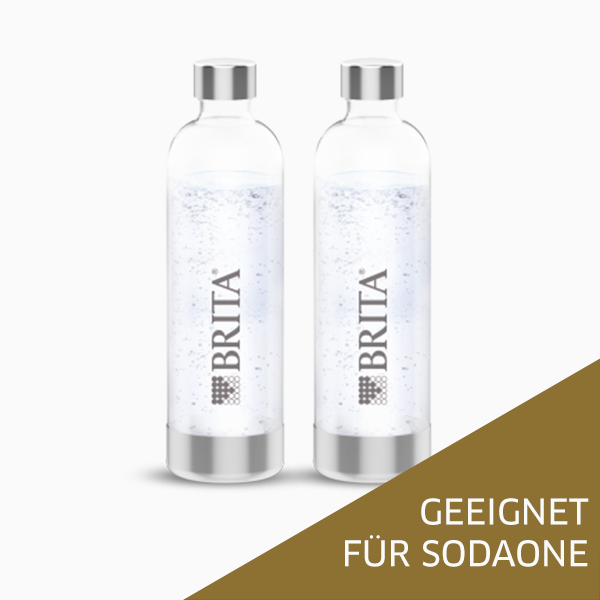 BRITA Wassersprudler sodaONE Flaschen 2er-Pack