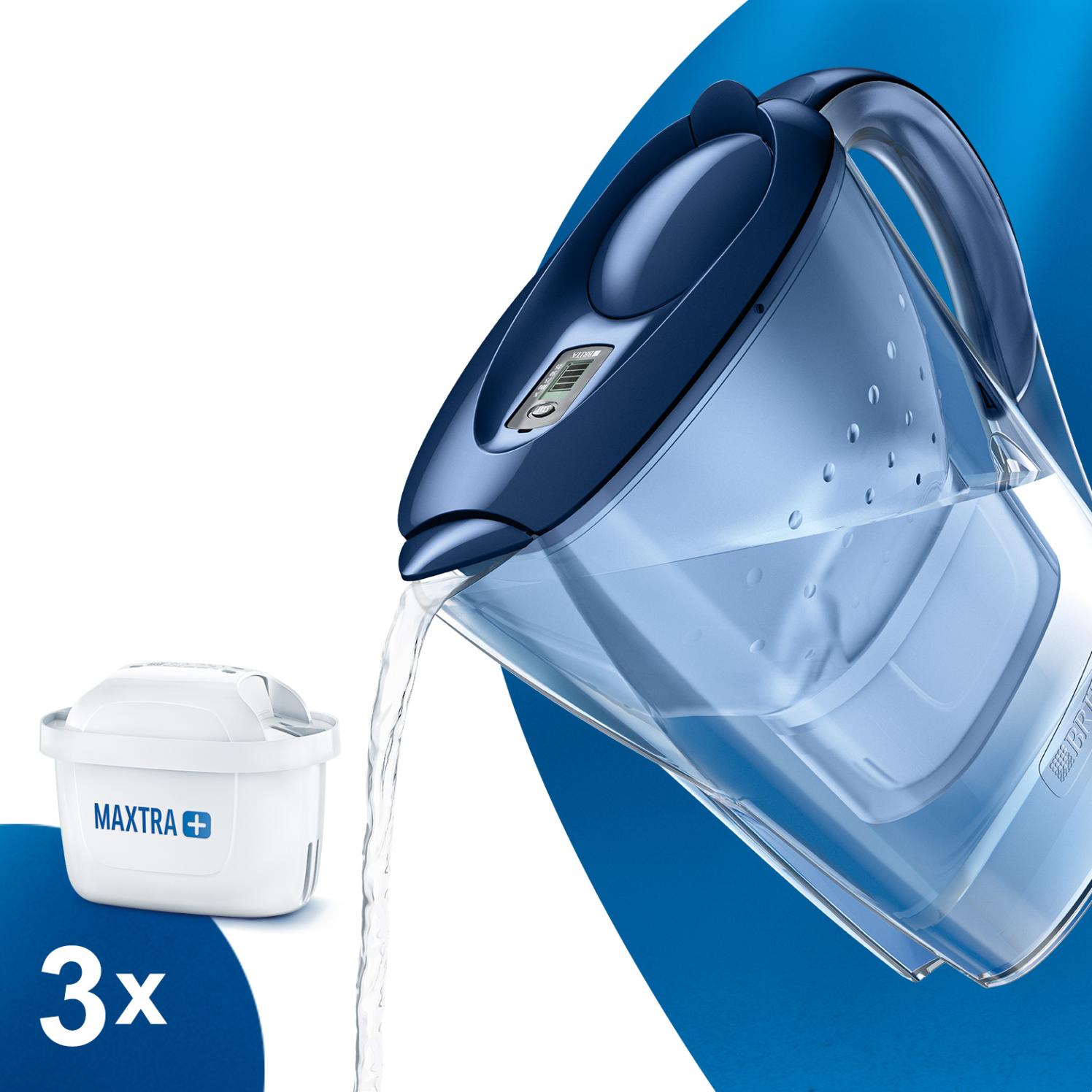 Personalverkauf - BRITA Marella Vorteilspack mit 3 Kartuschen MAXTRA+ (blau)