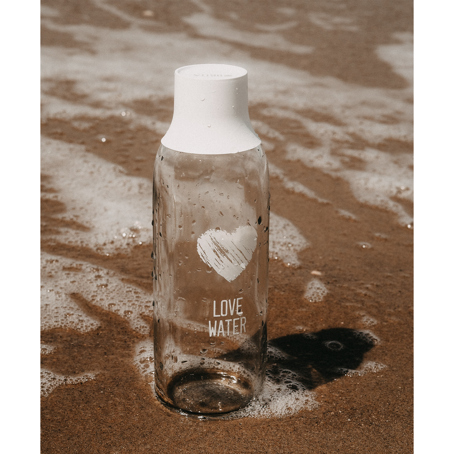 Personalverkauf - BRITA Design Flasche 0,75l "Love Water"