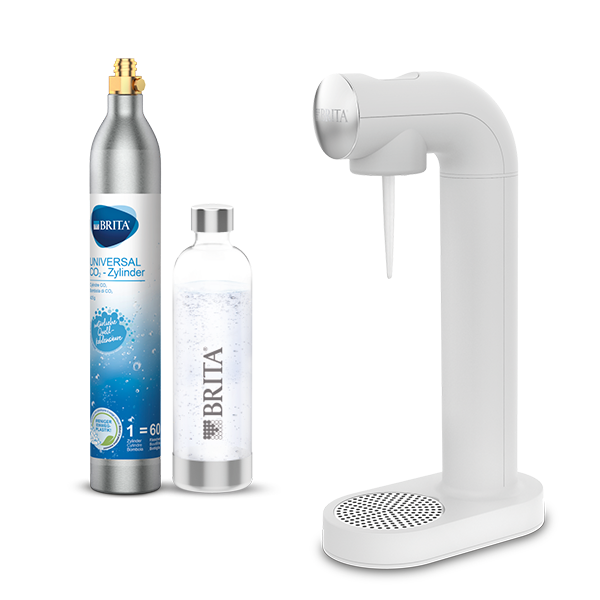 Personalverkauf - sodaONE mit CO2 Zylinder und Flasche (weiß)